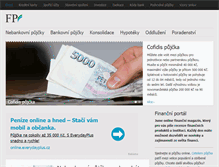 Tablet Screenshot of financni-portal.cz